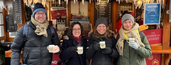 Gäste bei der Stadtführung "Winter Special"