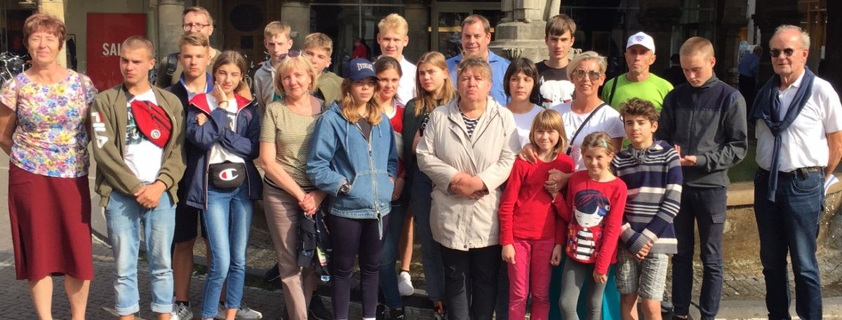 Russische Jugendliche Stadtführung in Münster