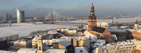 Panoramabild von Riga